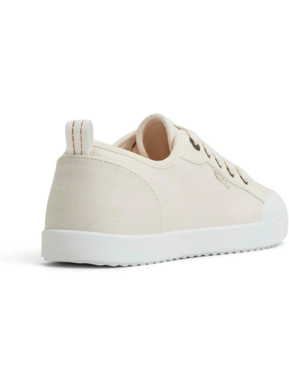 Women's Cream Lightweight Low Top Lace Up Casual Fashion Shorebreak Sneakers